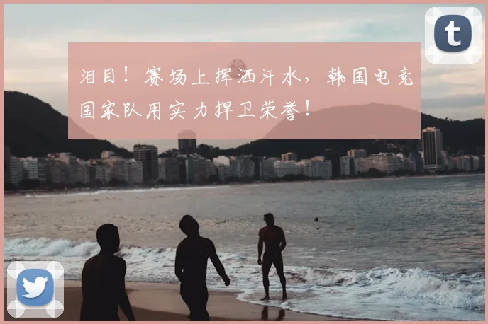 泪目！赛场上挥洒汗水，韩国电竞国家队用实力捍卫荣誉！